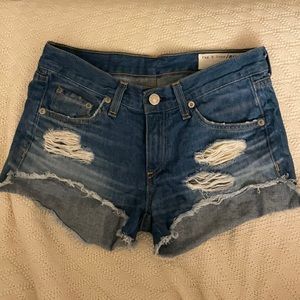 Rag & Bone Freeport cutoff shorts size 23